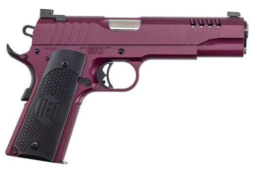 Handguns Auto Ordnance 1911 Stainless 45ACP 1911 45ACP BLACK CHERRY 7+1 • 1911TCAC9 • Model: 1911 Stainless